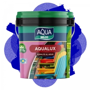 Pintura Esmalte base agua Aqualux 1.00 lt Grecia